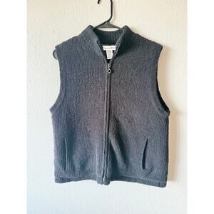 Colorado Clothing Co Black Textured Winter Vest with Shell Lining- Large
